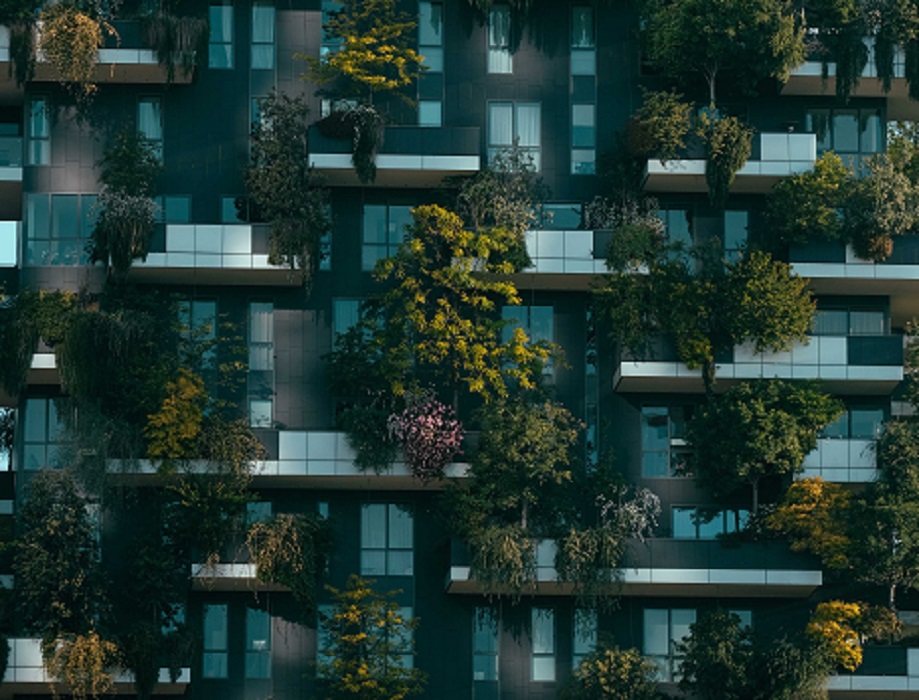 Prédio inovador com jardins nos terraços. Quem quer casa também quer inovação