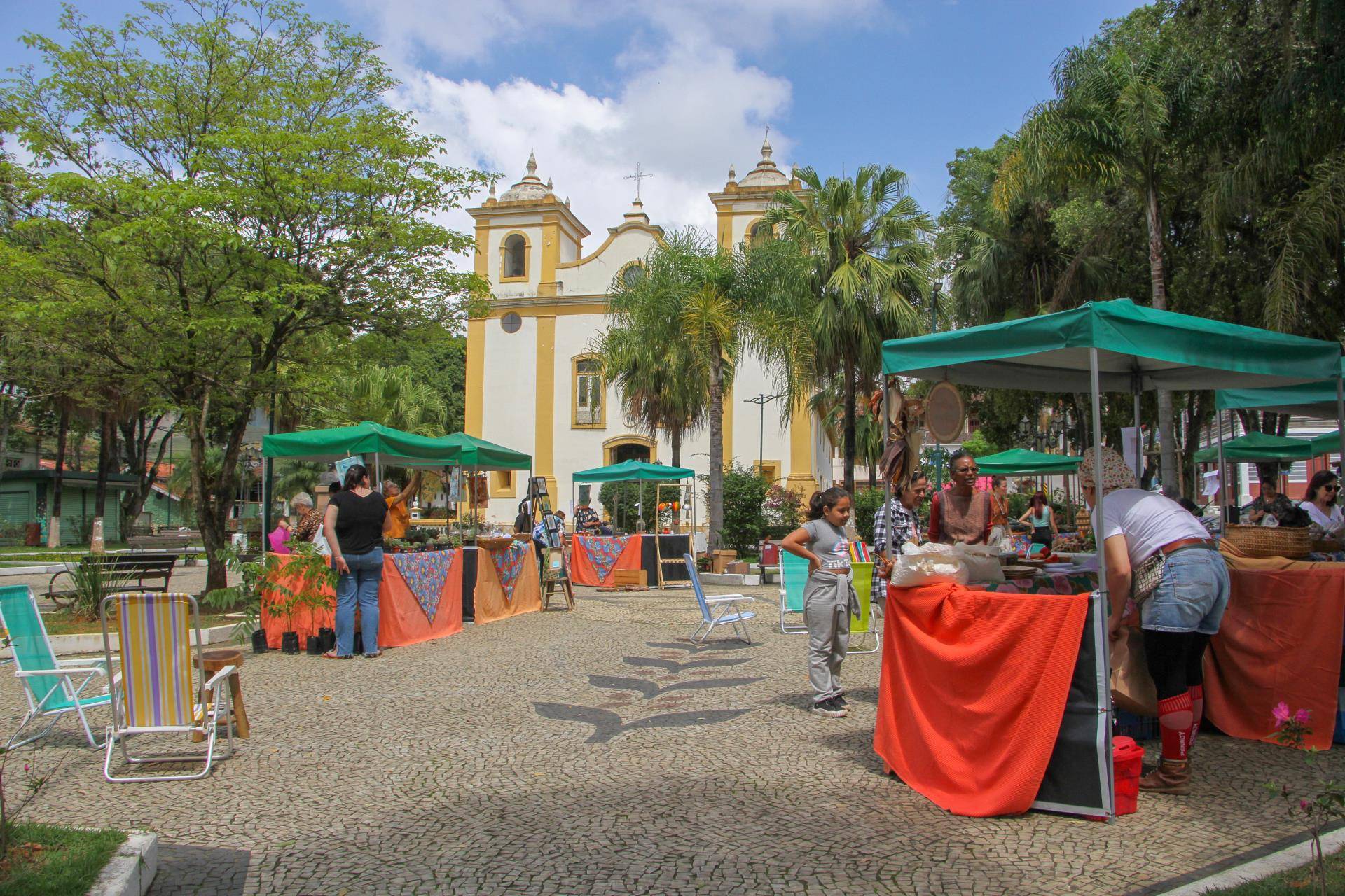 Praça da Matriz, local da 1ª edição do Festival Gastronomico de São José do Barreiro