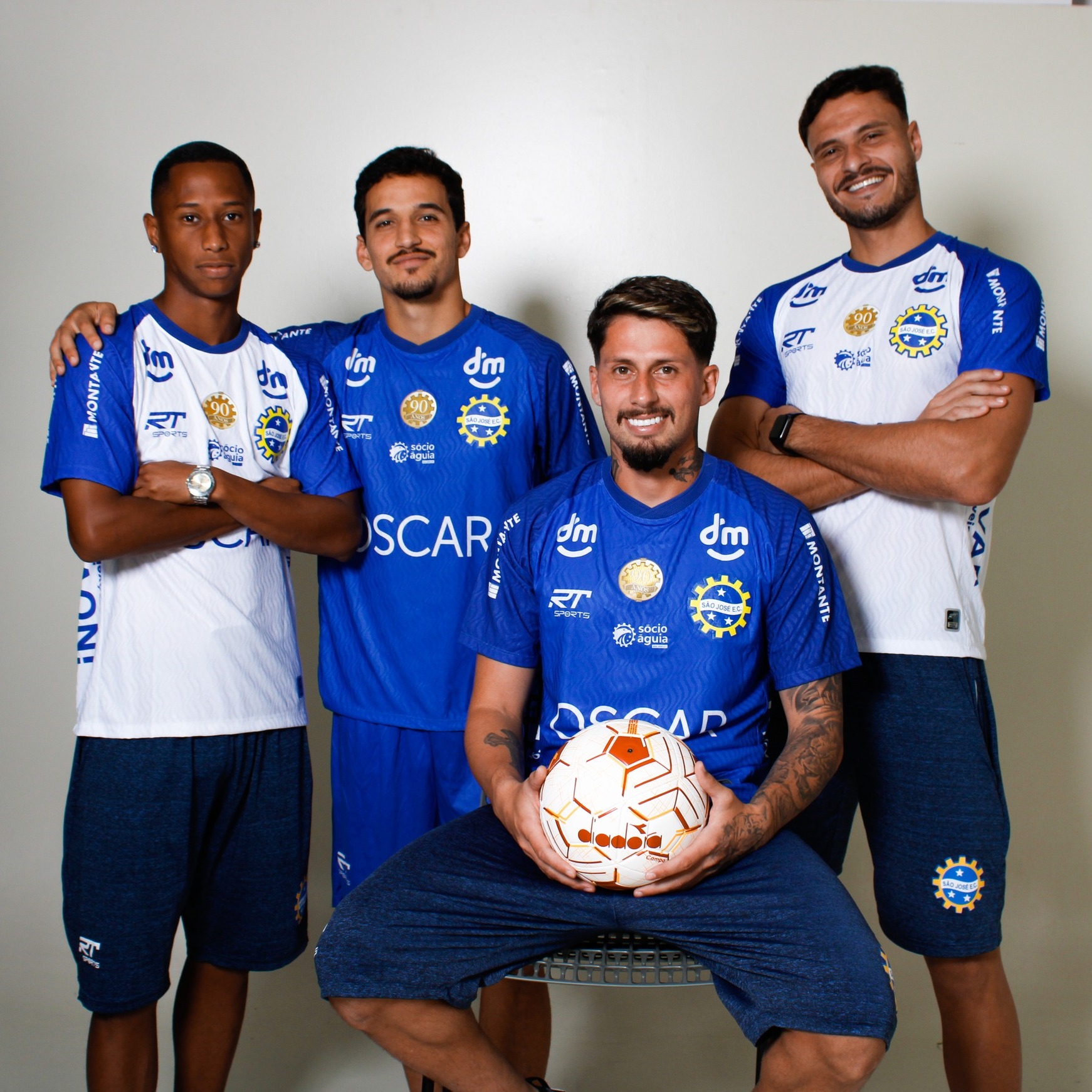 Alguns atletas que serão utilizados pelo São José EC na Copa Paulista