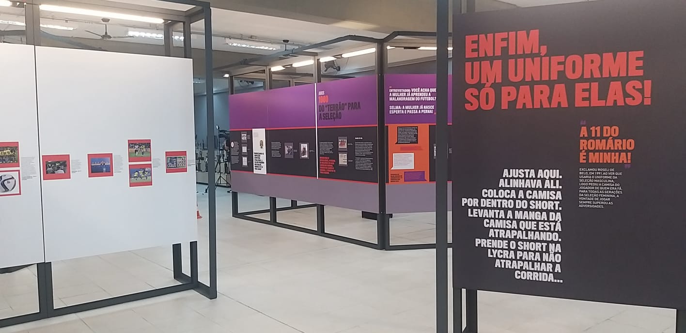 Museu recebe exposição sobre futebol feminino a partir de segunda