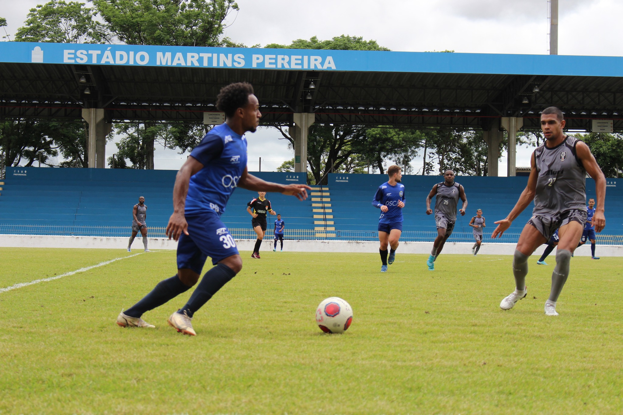 São José EC realizou um jogo-treino contra o Resende (RJ) no começo desse ano