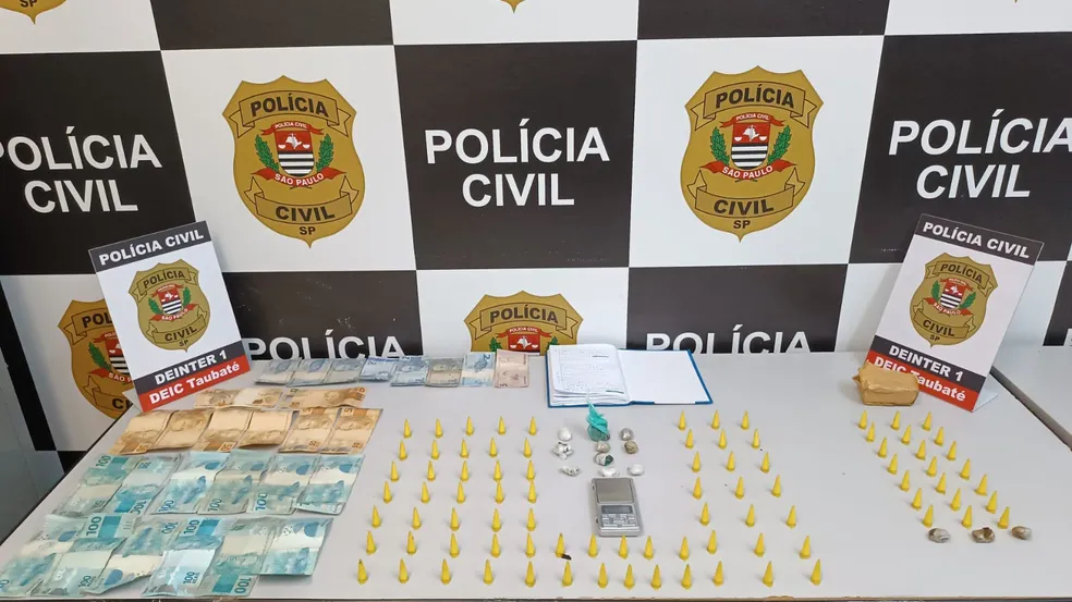 Casal é preso por tráfico de drogas durante saída temporária de presos em Tremembé