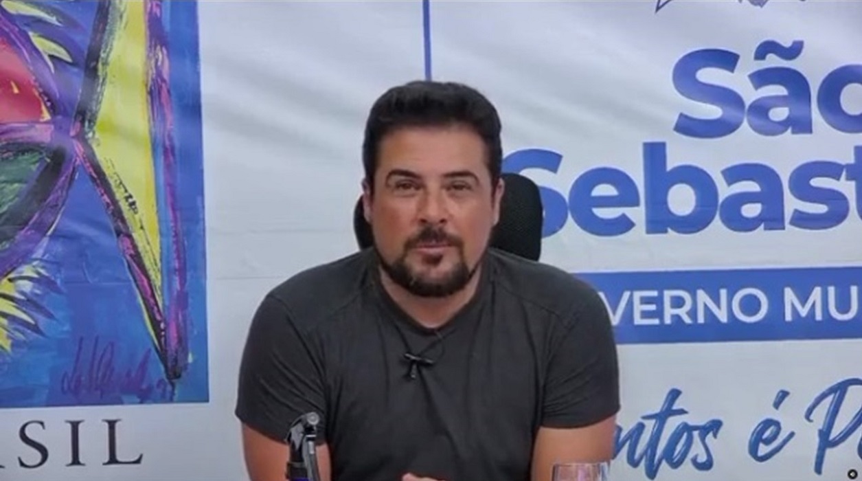 Prefeito de São Sebastião, Felipe Augusto. que chamou o prefeito de Ilhabela de ridículo e mentiroso