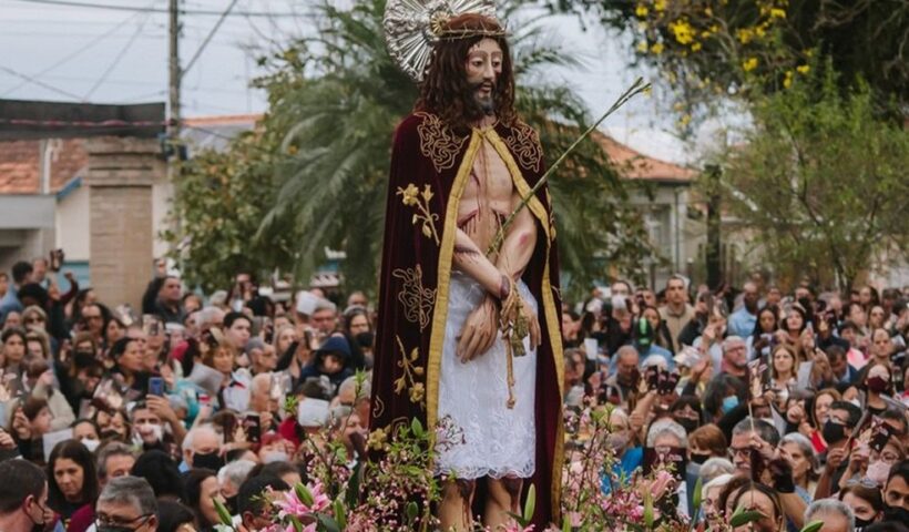 Imagem do Senhor Bom Jesus, em Tremembé