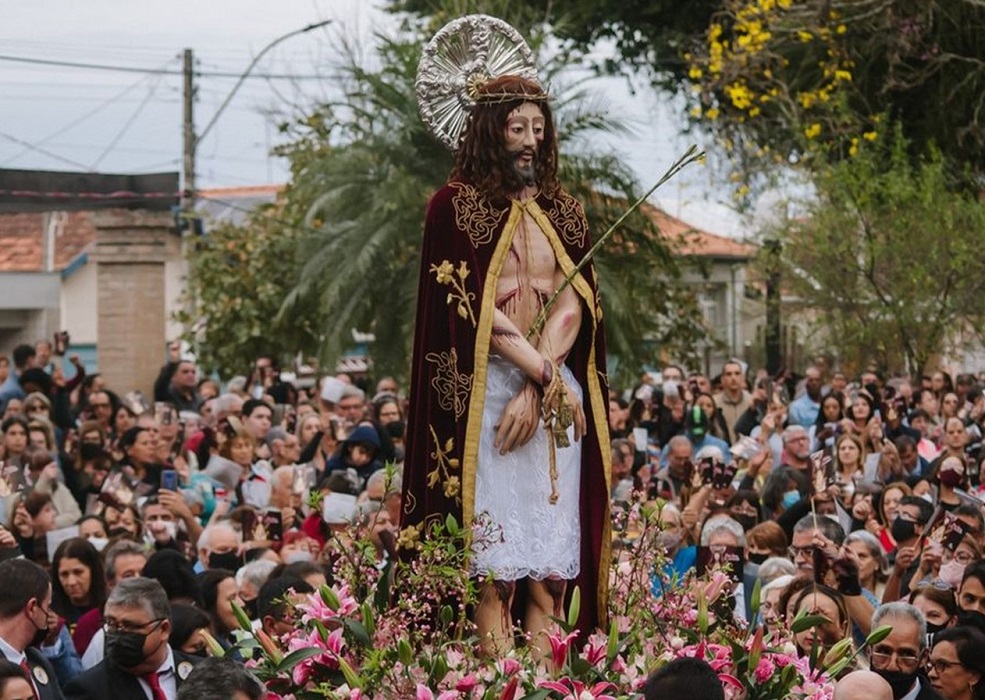 Imagem do Senhor Bom Jesus, em Tremembé