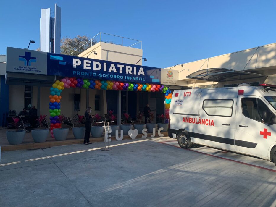 Hospital Municipal de São José dos Campos inaugurou nesta segunda-feira (24) a sua nova ala pediátrica
