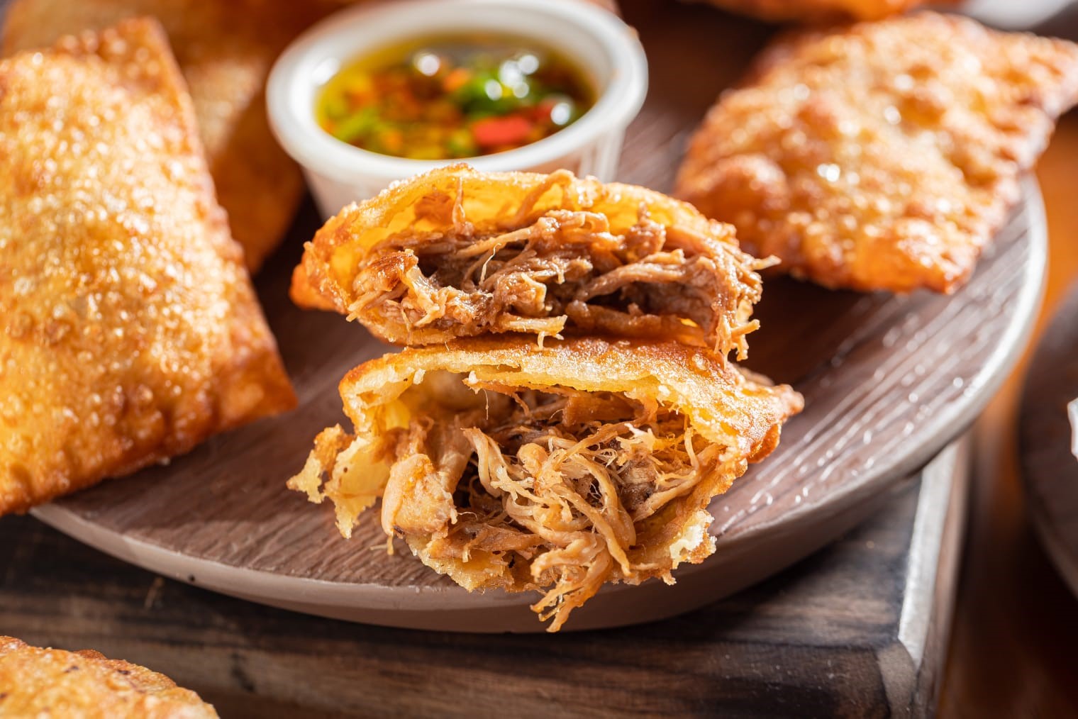 Pastel de ribs do Yex Food & Fun, também é destaque no Restaurant Week no Vale