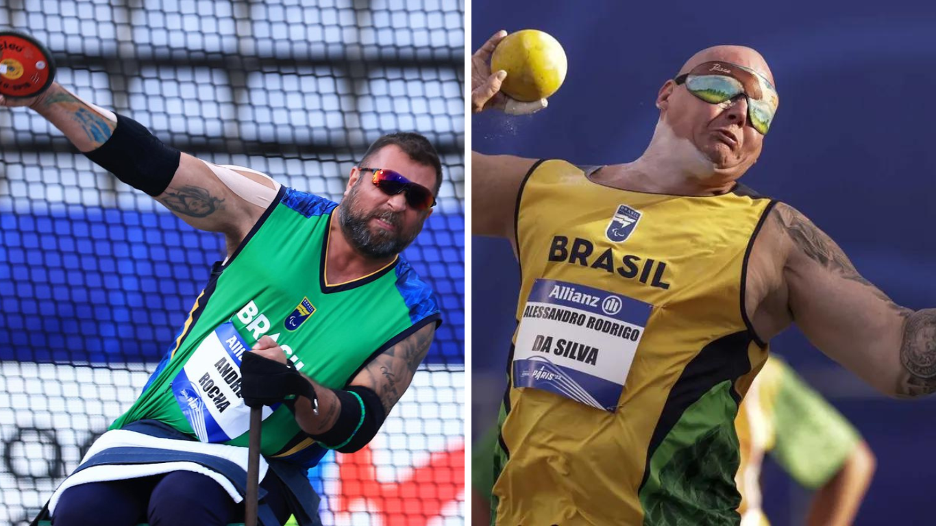 Os taubateanos André Rocha e Alessandro da Silva foram destaque no Campeonato Mundial de Paratletismo 2023