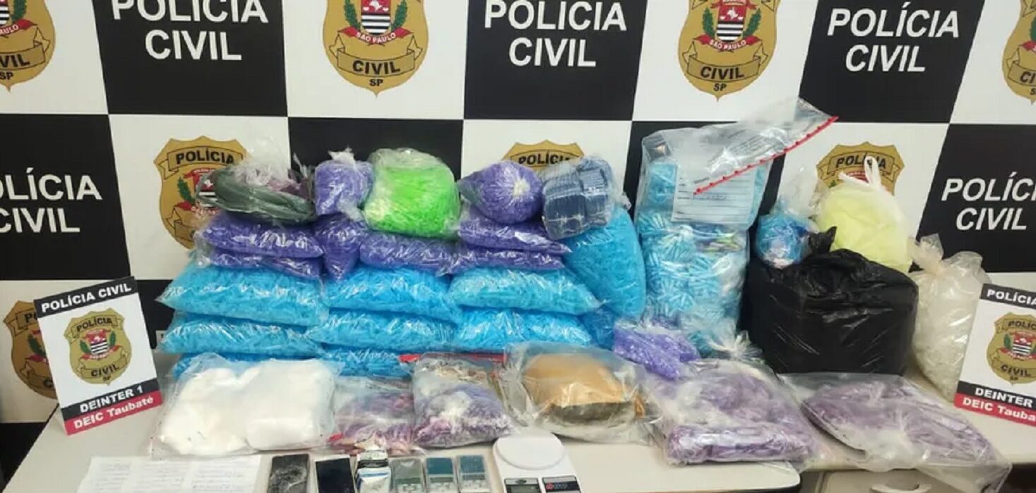 Homens são presos com 12 kg de drogas em Taubaté