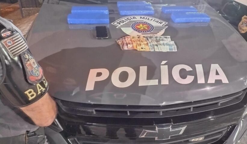 Homem é preso por tráfico de drogas na Vila Paraíba em Guará