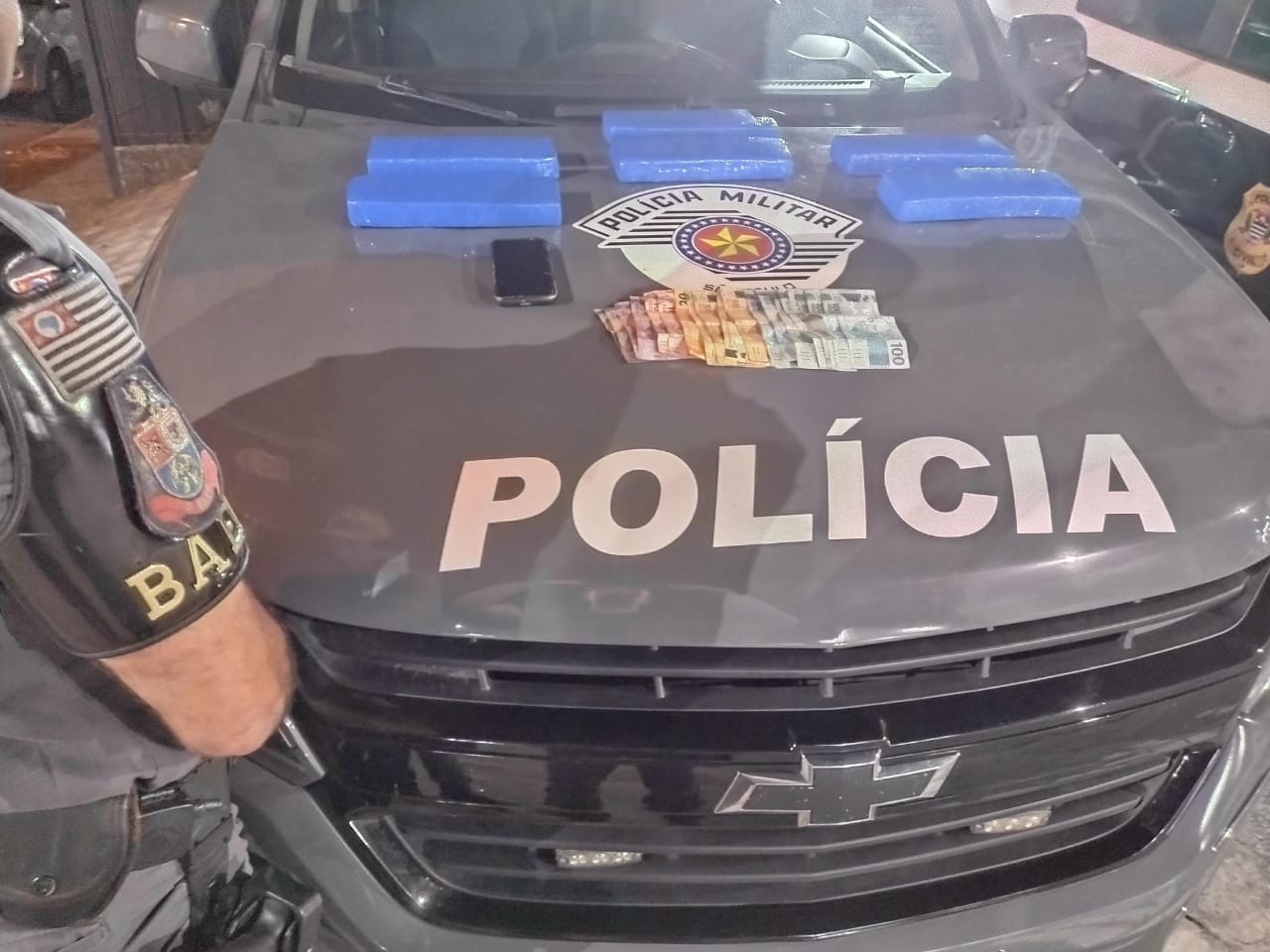 Homem é preso por tráfico de drogas na Vila Paraíba em Guará