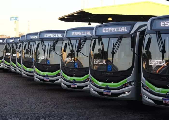 Nova frota de ônibus do transporte público de São José dos Campos começou a rodar nesta terça-feira