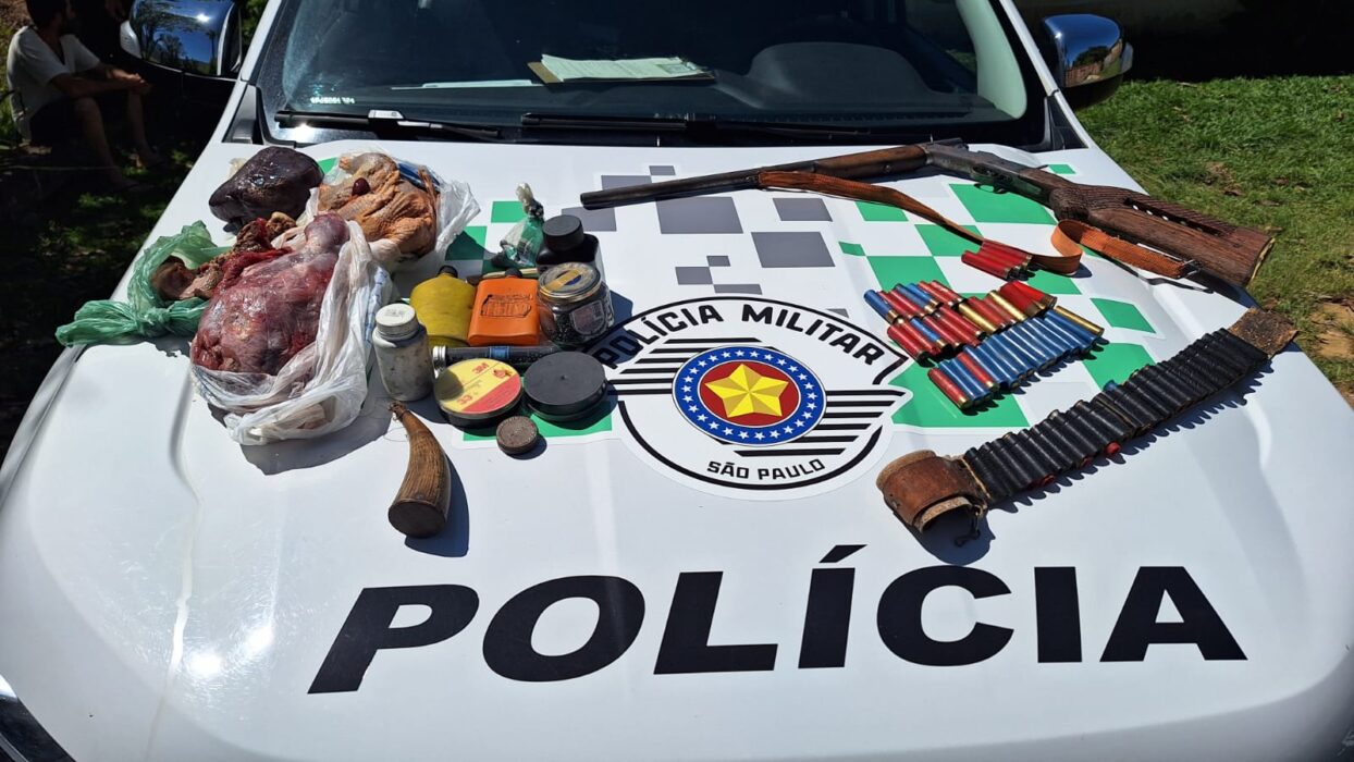 Homem é preso por caçar animais silvestres em Piquete