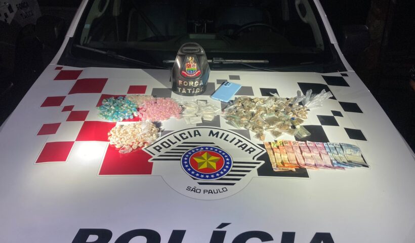 Tráfico: Jovem é preso e adolescente apreendido em Caraguá