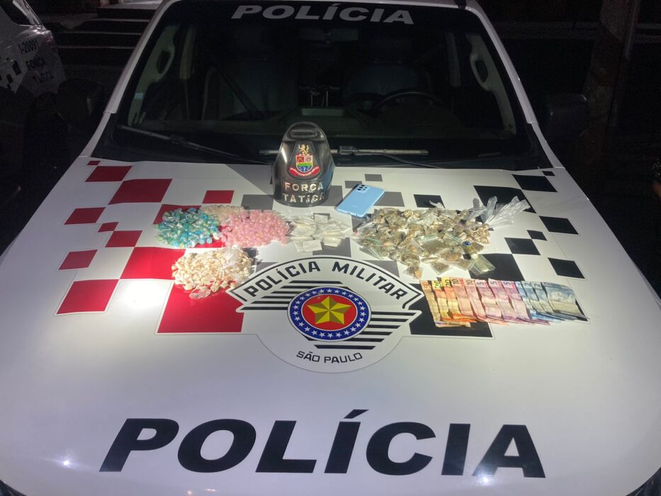Tráfico: Jovem é preso e adolescente apreendido em Caraguá