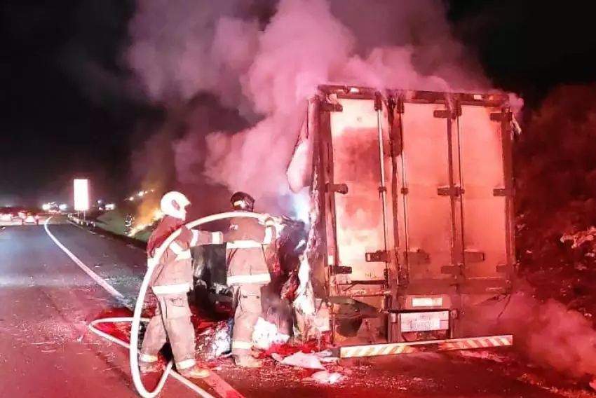 Ocorrência aconteceu no km 99 da Rodovia Carvalho Pinto