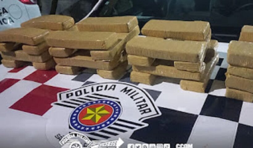 Homem é preso com 30kg de maconha em Pindamonhangaba
