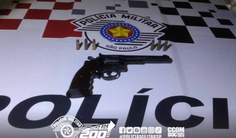 PM apreende arma ilegal no bairro Várzea do Gouveia, em Cunha