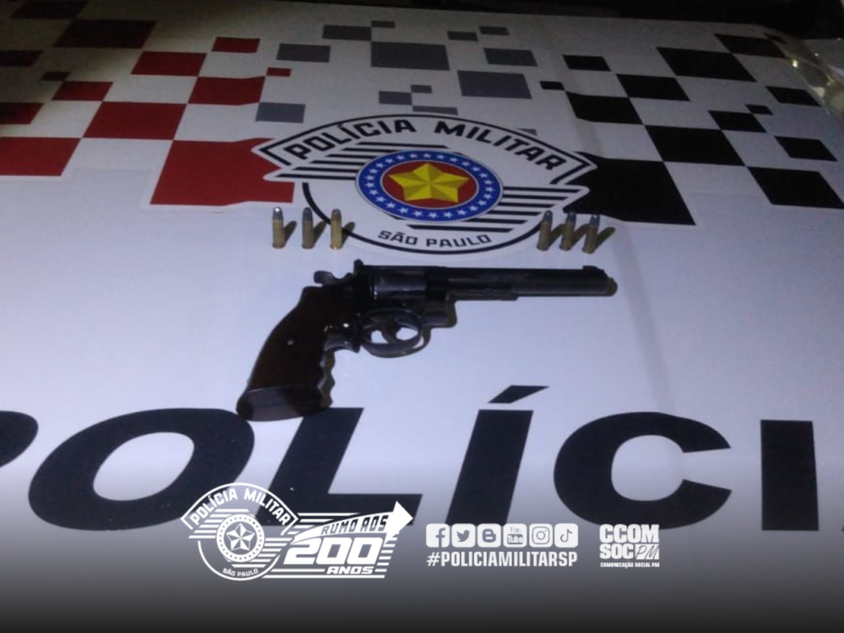 PM apreende arma ilegal no bairro Várzea do Gouveia, em Cunha