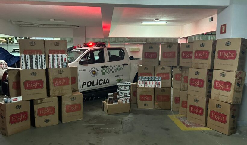 Homem é preso com 20 mil caixas de cigarro contrabandeadas