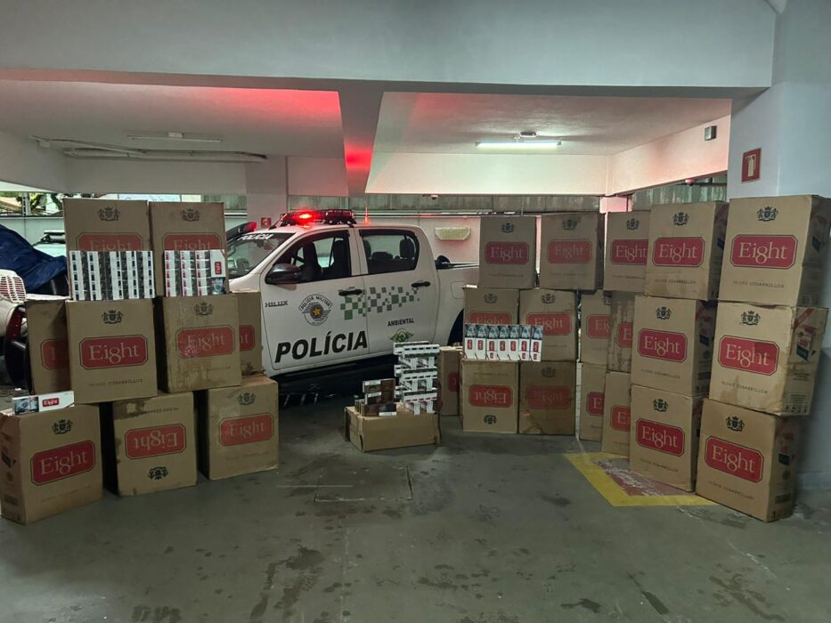 Homem é preso com 20 mil caixas de cigarro contrabandeadas