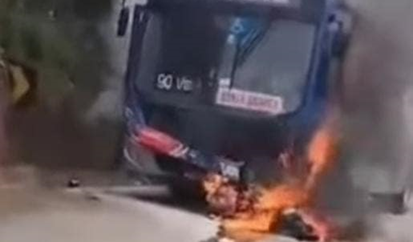 Homem morre em acidente entre motocicleta e ônibus em Jacareí