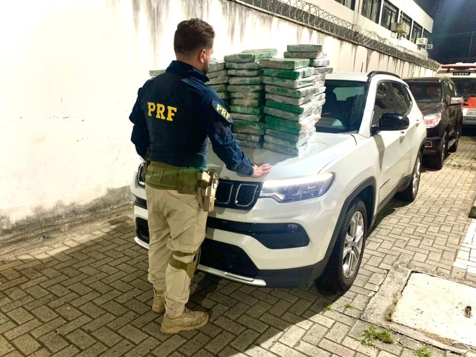 Homem é preso com 200 kg de maconha na Dutra, em Taubaté