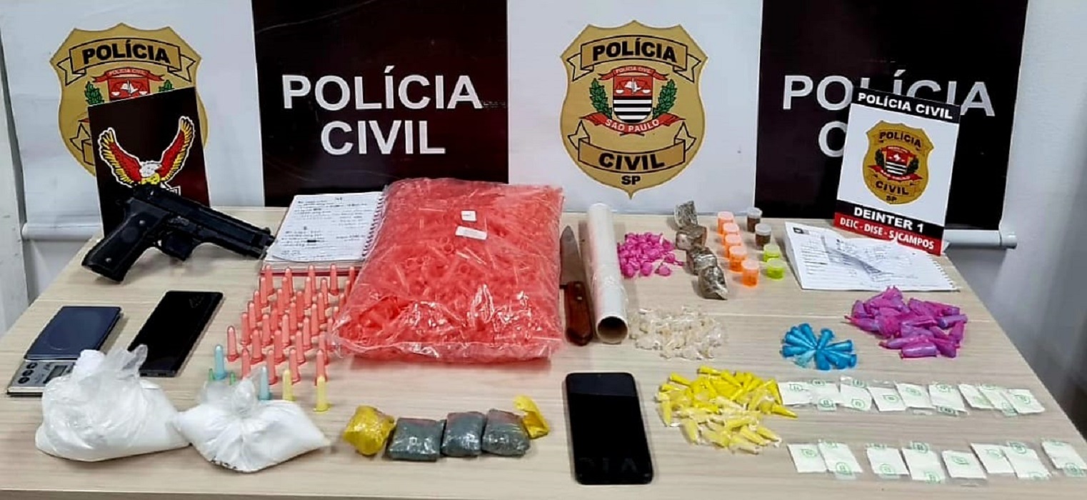 Operação contra o tráfico de drogas prende dois homens em SJC