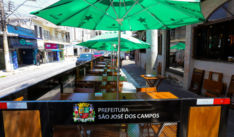 Atualmente, o Programa de Parklets de São José dos Campos abrange apenas os estabelecimentos da região central da cidade