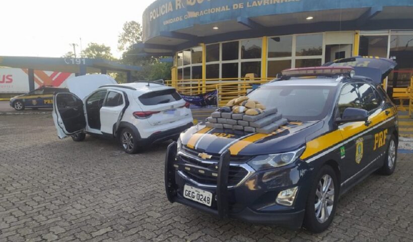 Homem é preso transportando drogas em veículo furtado