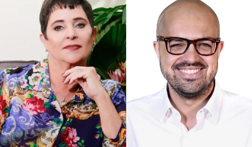secretária de Educação, Vera Hilst, e o secretário de Ação Social, Gabriel Pinelli Ferraz de Taubaté. Prefeito José Saud exonera os dois secretários