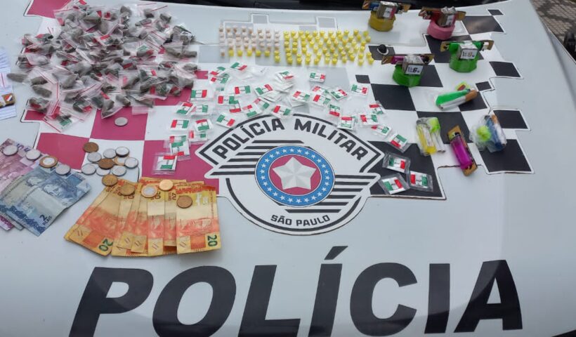 Adolescente é apreendido por tráfico de drogas no bairro Pinus do Iriguaçu I, em Caçapava