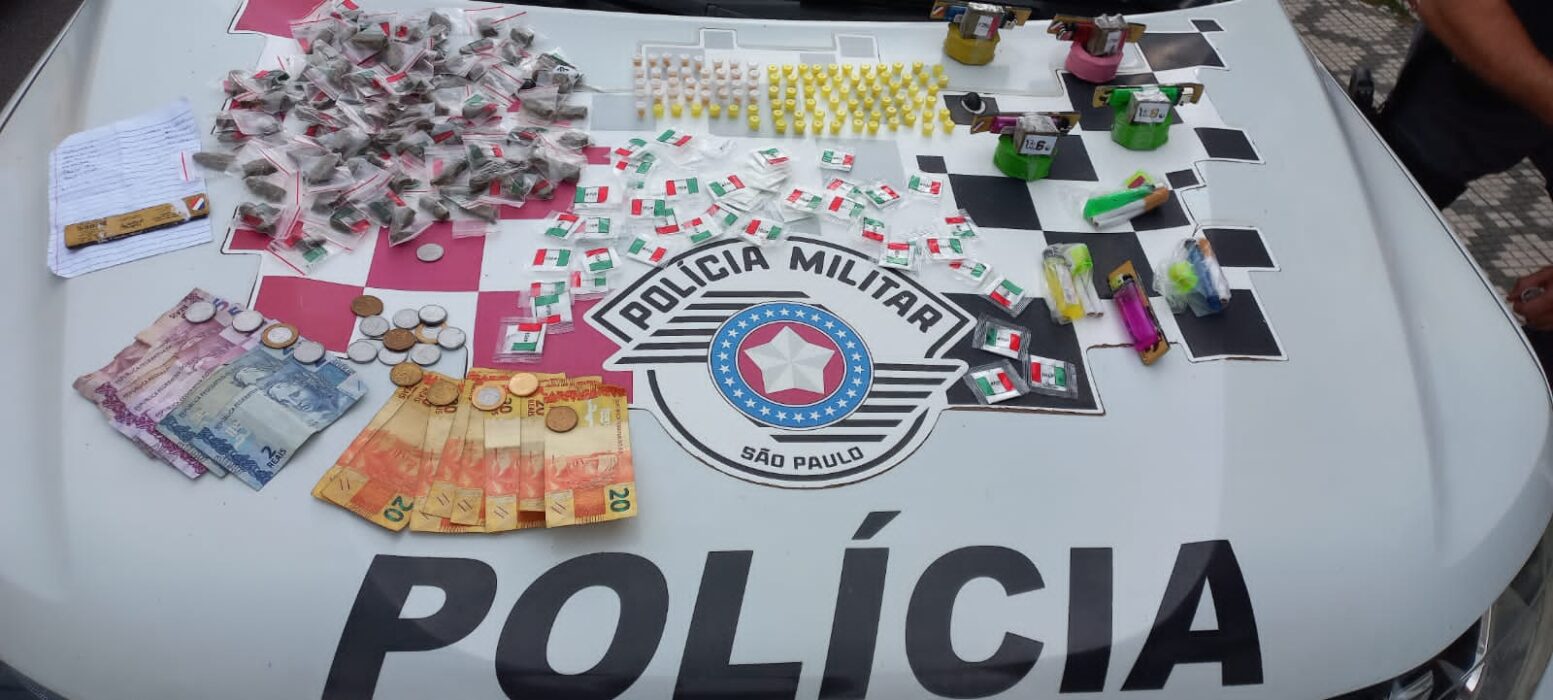 Adolescente é apreendido por tráfico de drogas no bairro Pinus do Iriguaçu I, em Caçapava