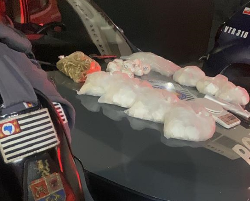 Homem é preso com grande quantidade de cocaína em Jacareí