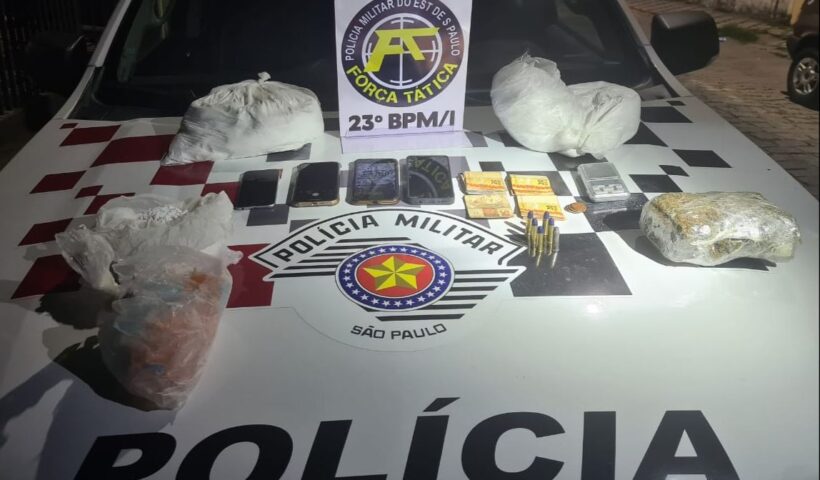 Dupla é presa por tráfico de drogas em Lorena