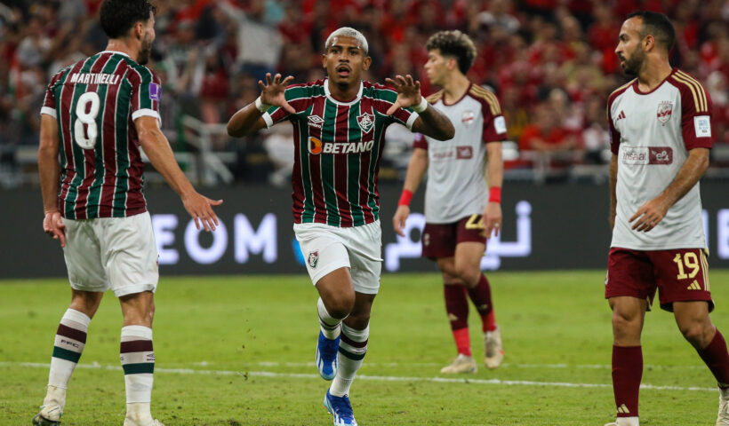 Atacante Jhon Kennedy brilhou de novo e colocou o Tricolor Carioca na final do Mundial. Foto: Marcelo Gonçalves / Fluminense F.C