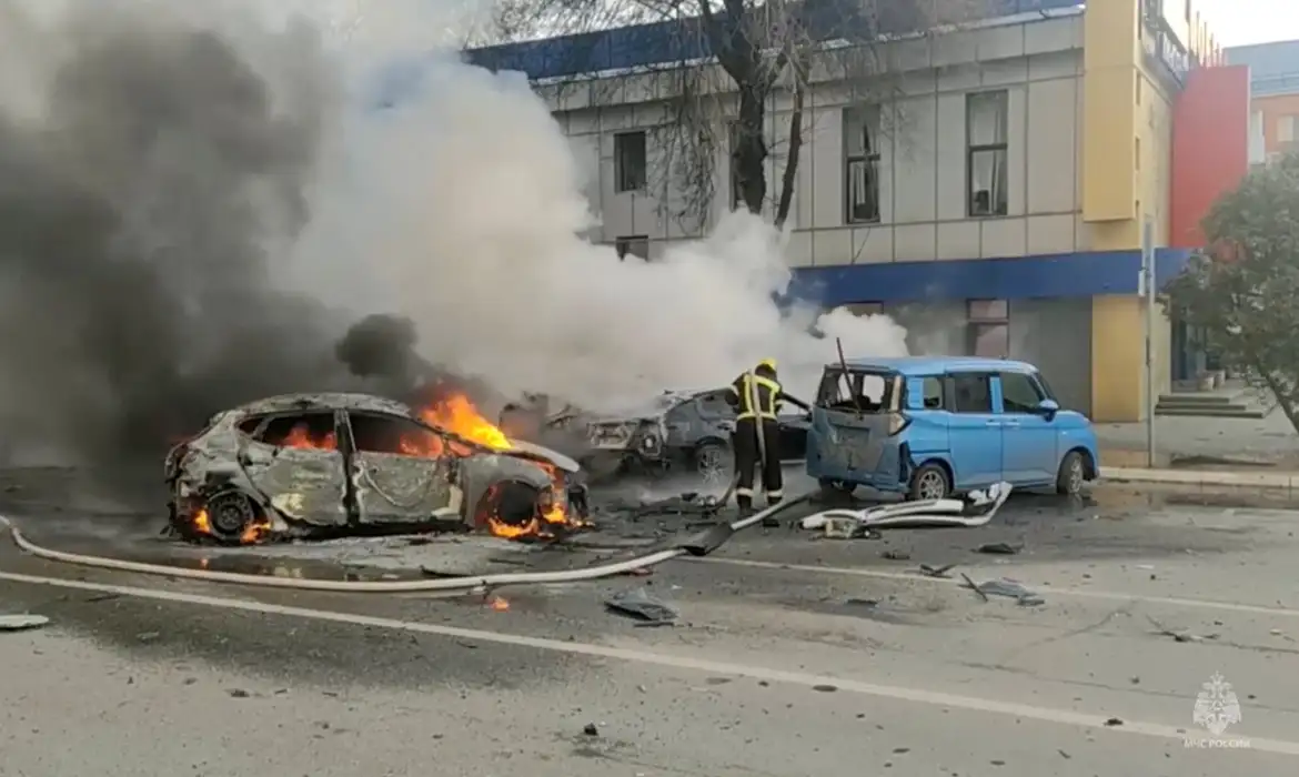 Ataque em Belgorod na Russia