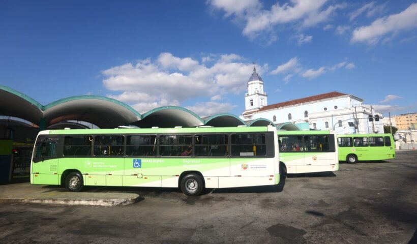 Transporte público de São José dos Campos em serviço
