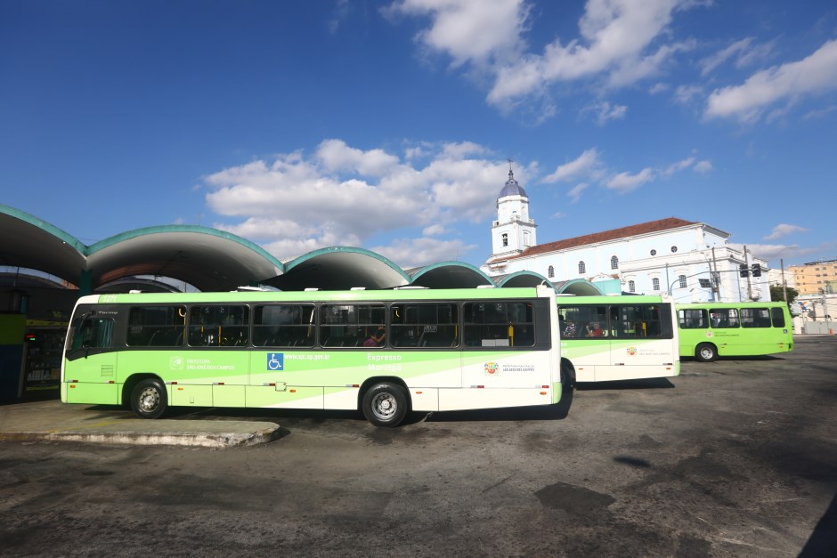 Transporte público de São José dos Campos em serviço. Foto: Claudio Vieira/PMSJC