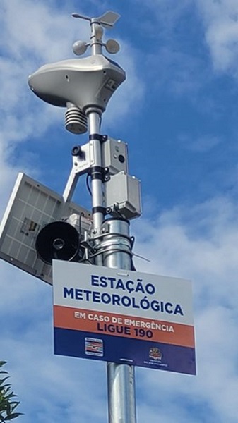 Imagem de estação meteorológica