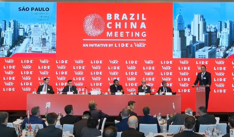 Brazil China Meeting: Felicio Ramuth discursa no primeiro dia de evento. Foto: Reprodução/LIDE