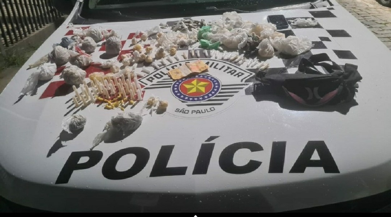 Adolescente é detido com drogas em Cachoeira Paulista
