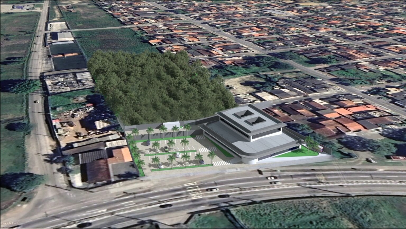 Projeto arquitetônico da nova UBS do Porto Novo