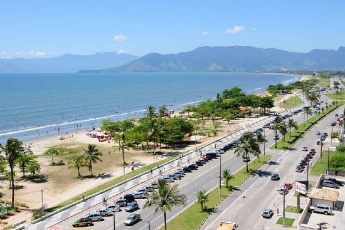 Praia do Indaiá, em Caraguatatuba, está na lista das praias consideradas impróprias para banho no Litoral Norte