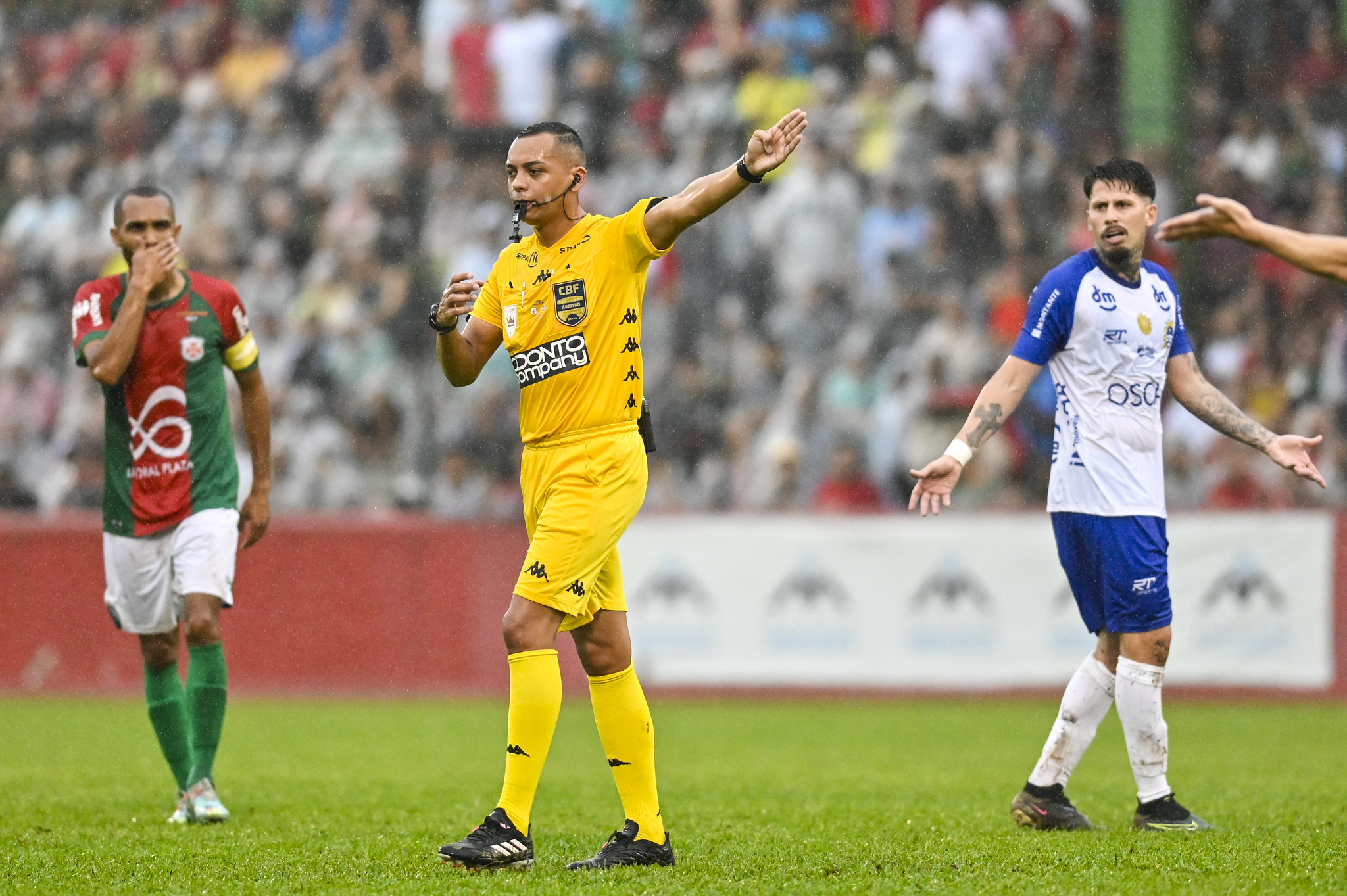 Fabiano Monteiro dos Santos será o responsável pelo apito do jogo Oeste x São José EC