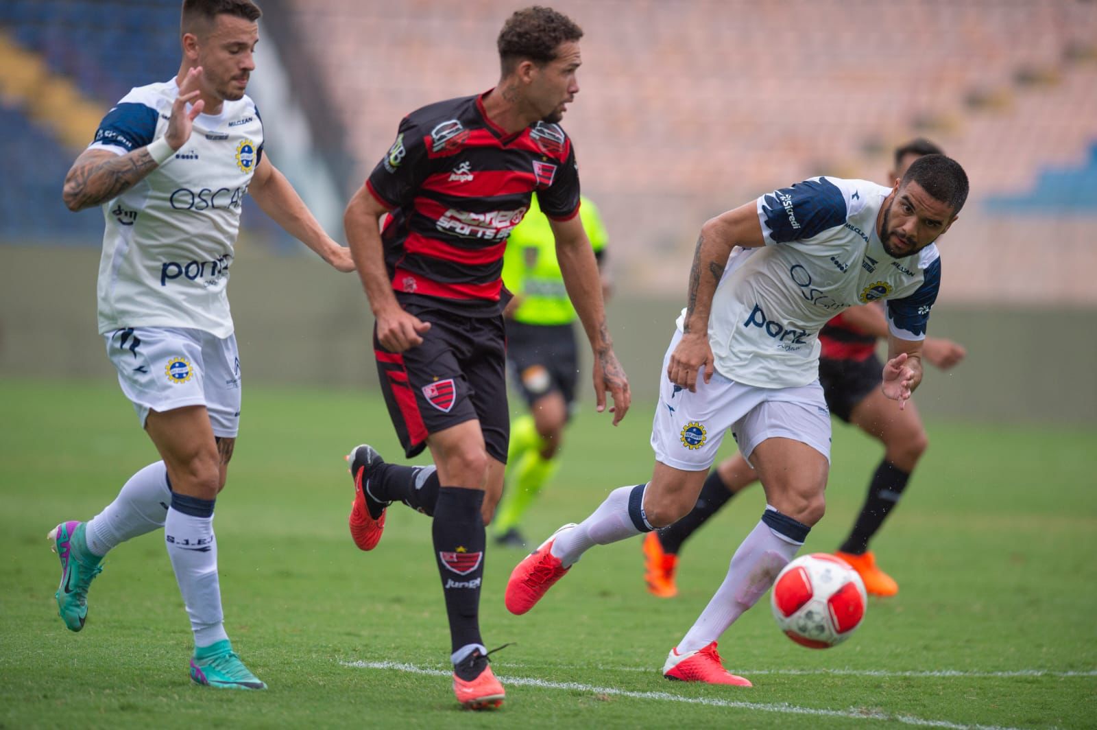 Jogo entre São José EC e Oeste na Arena Barueri pela segunda rodada da Série A-2 do Campeonato Paulista