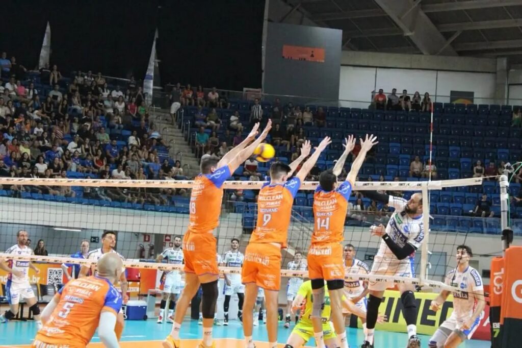 Vôlei: jogo entre São José e Campinas é adiado para quinta-feira (25). Foto: Victor Barreto / Agência NTZ