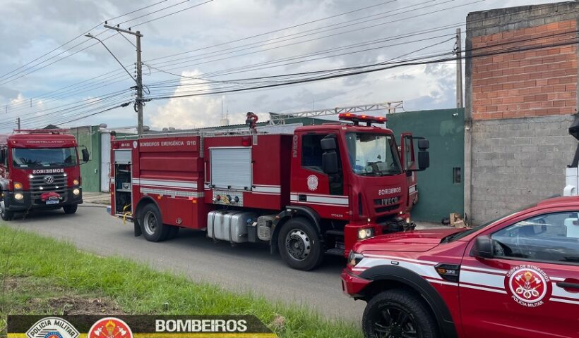 bombeiros galpão de óleo reciclagem taubaté. Galpão com óleo para reciclagem pega fogo em Taubaté