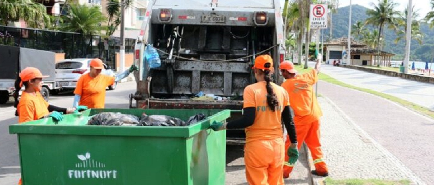 Caraguatatuba tem esquema especial de limpeza no carnaval. Foto: PMC