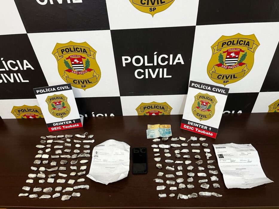 Detentos são flagrados tentando entrar com drogas no presídio em Taubaté